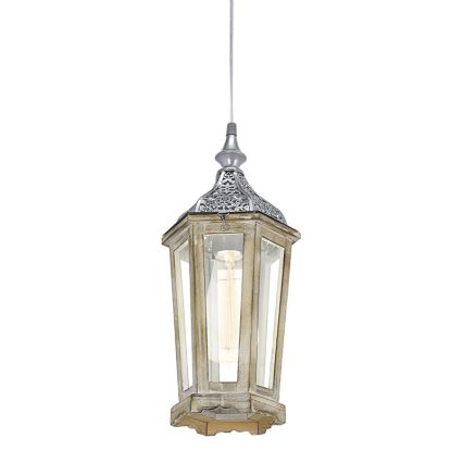 Eglo 49206 - Suspension sur câble KINGHORN 1xE27/42W/230V