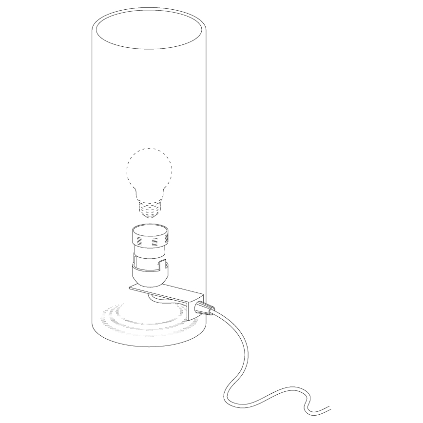 Eglo - Lampada da tavolo 1xE27/60W/230V