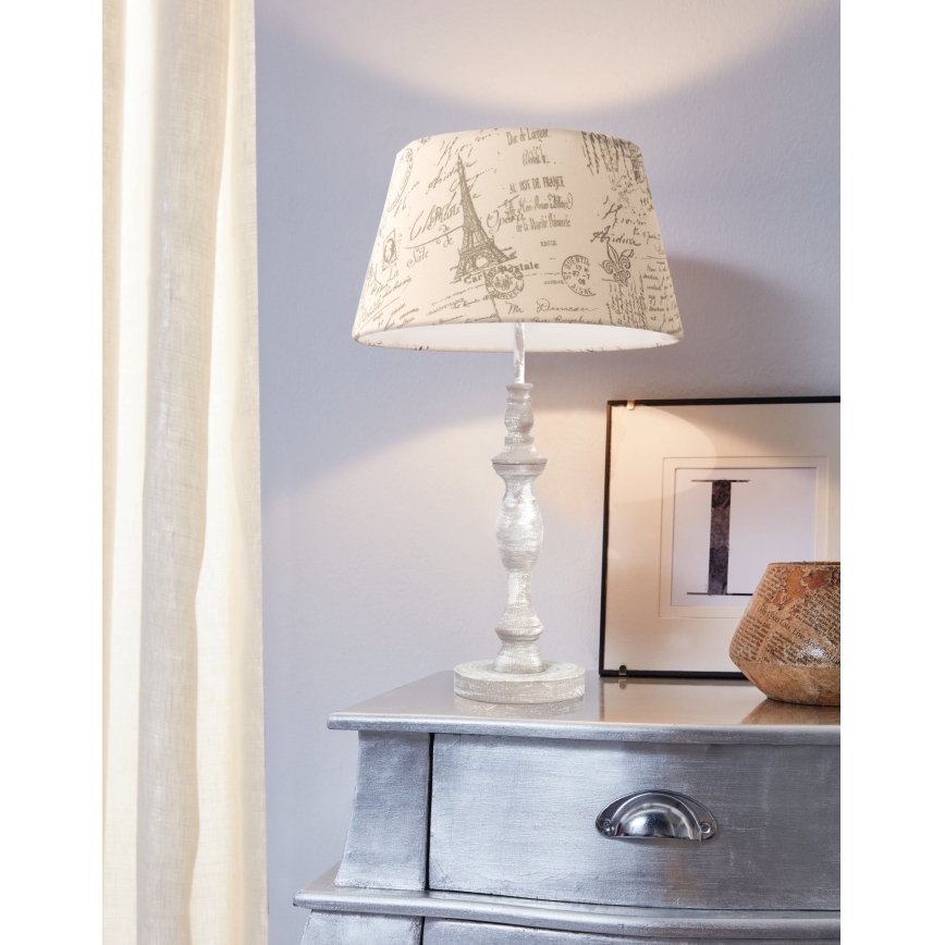 Eglo 49303 - Piede lampada VINTAGE 1xE14/40W/230V patina grigia