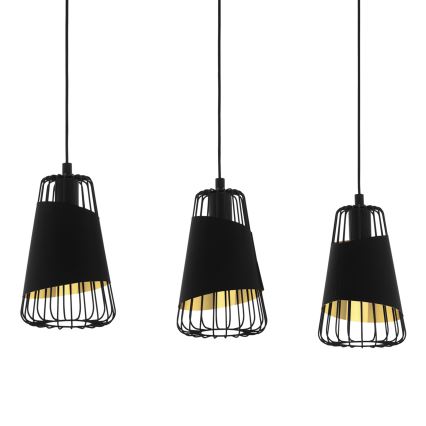 Eglo - Lampadario a sospensione con filo 3xE27/60W/230V