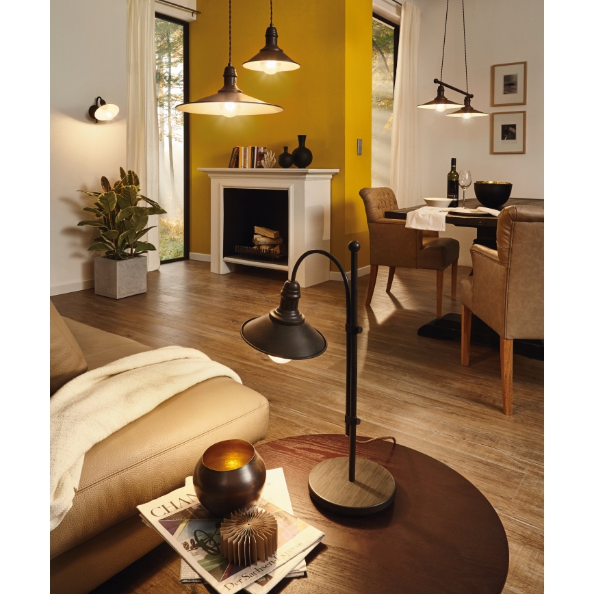 Eglo 49456 - Kronleuchter STOCKBURY 1xE27/60W/230V
