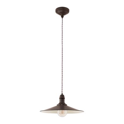Eglo 49456 - Suspension sur câble STOCKBURY 1xE27/60W/230V Ø 36 cm
