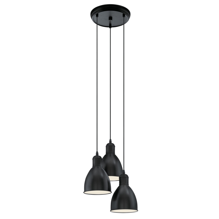 Eglo - Suspension 3xE27/60W/230V