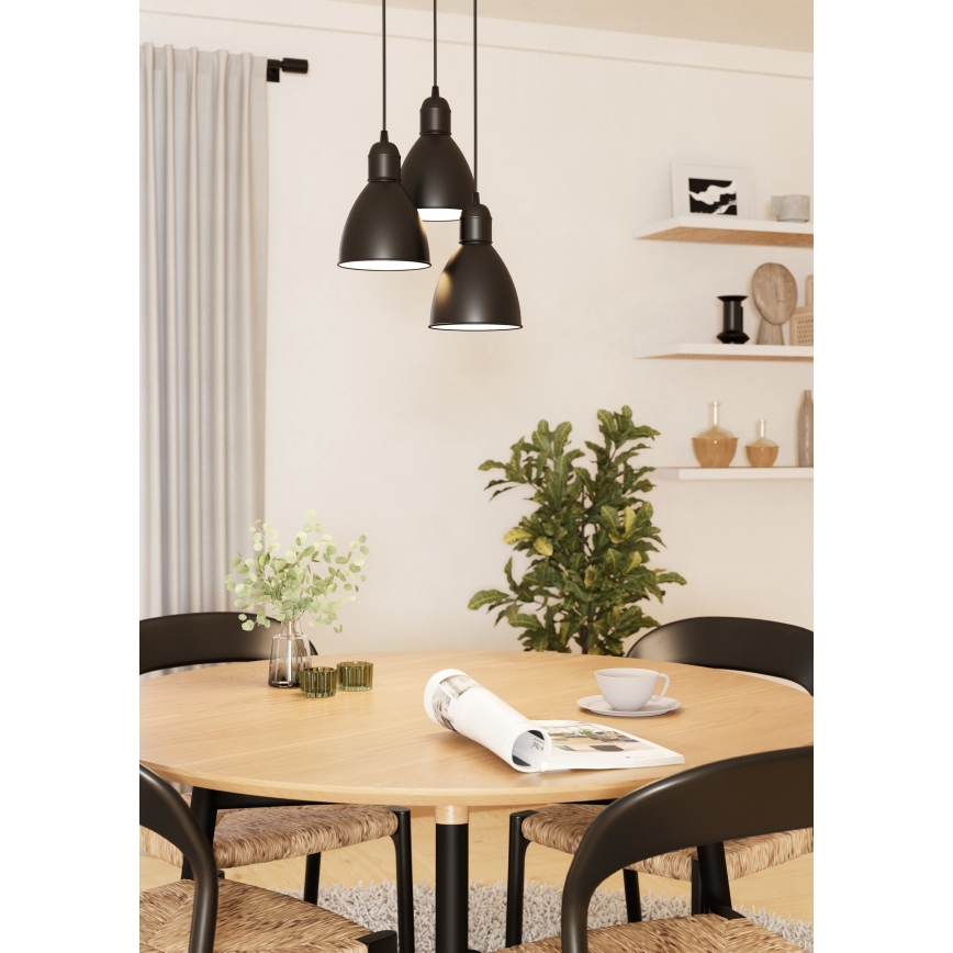 Eglo - Suspension 3xE27/60W/230V