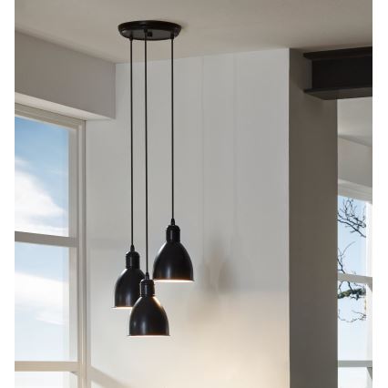 Eglo - Suspension 3xE27/60W/230V