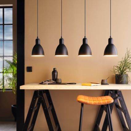 Eglo - Suspension 4xE27/60W/230V