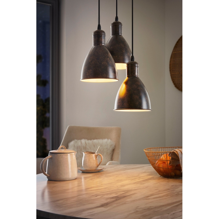 Eglo - Suspension 3xE27/60W/230V