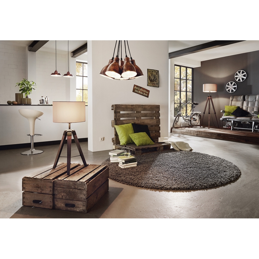 Eglo 49494 - Kronleuchter PRIDDY 1 7xE27/60W/230V