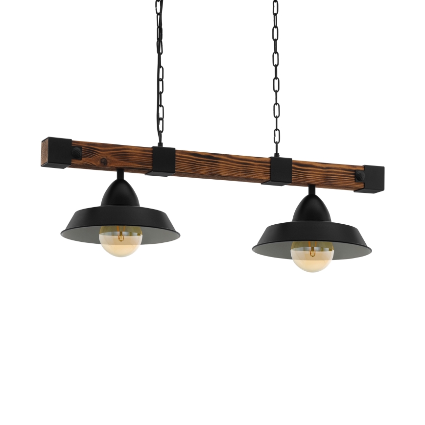 Eglo - Lustre avec chaîne 2xE27/60W/230V