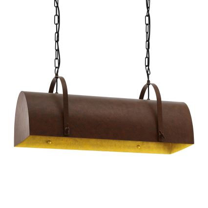 Eglo 49687 - Lustre avec chaîne DEERHURST 2xE27/60W/230V