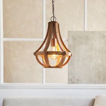 Eglo 49724 - Lampadario a sospensione con catena KINROSS 1xE27/60W