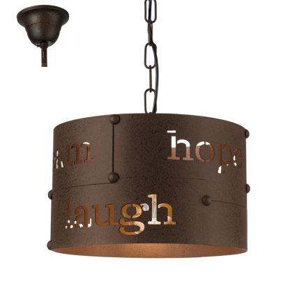 Eglo 49734 - Lustre avec chaîne COLDINGHAM 1xE27/60W