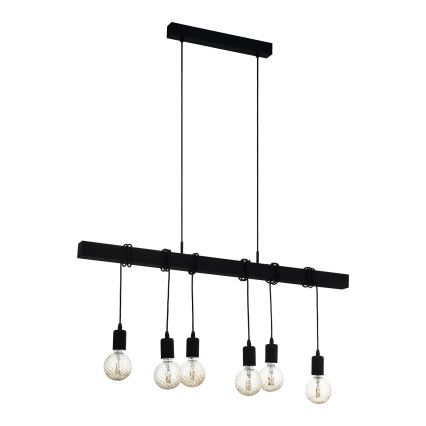 Eglo - Lampada a sospensione TOWNSHEND 6xE27/60W/230V