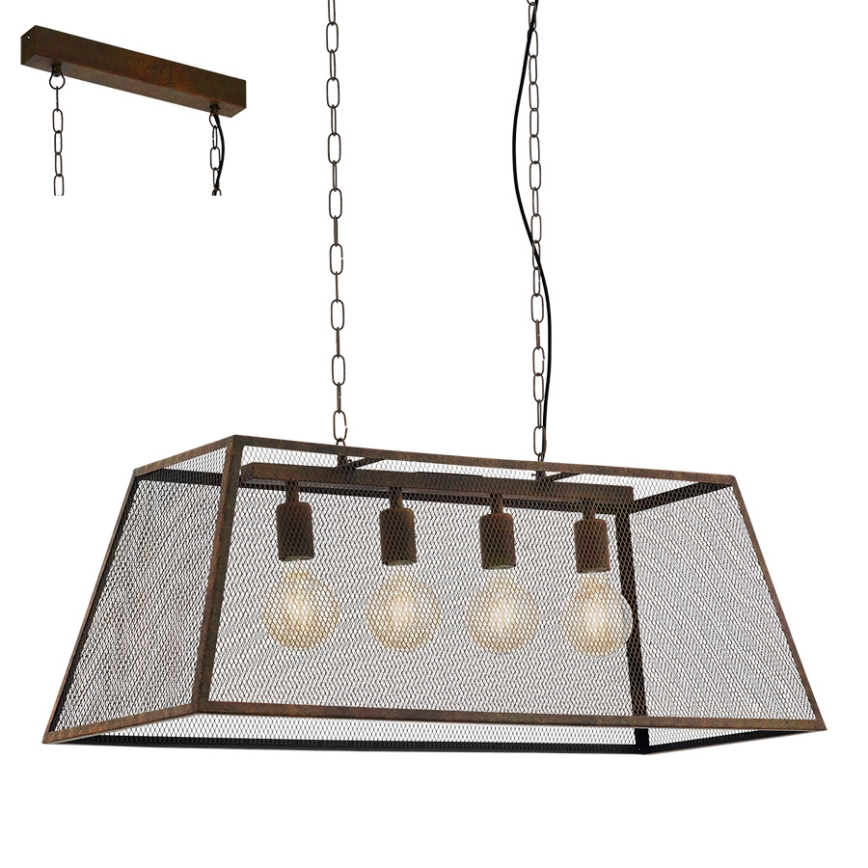 Eglo 49799 - Suspension AMESBURY 4xE27/60W