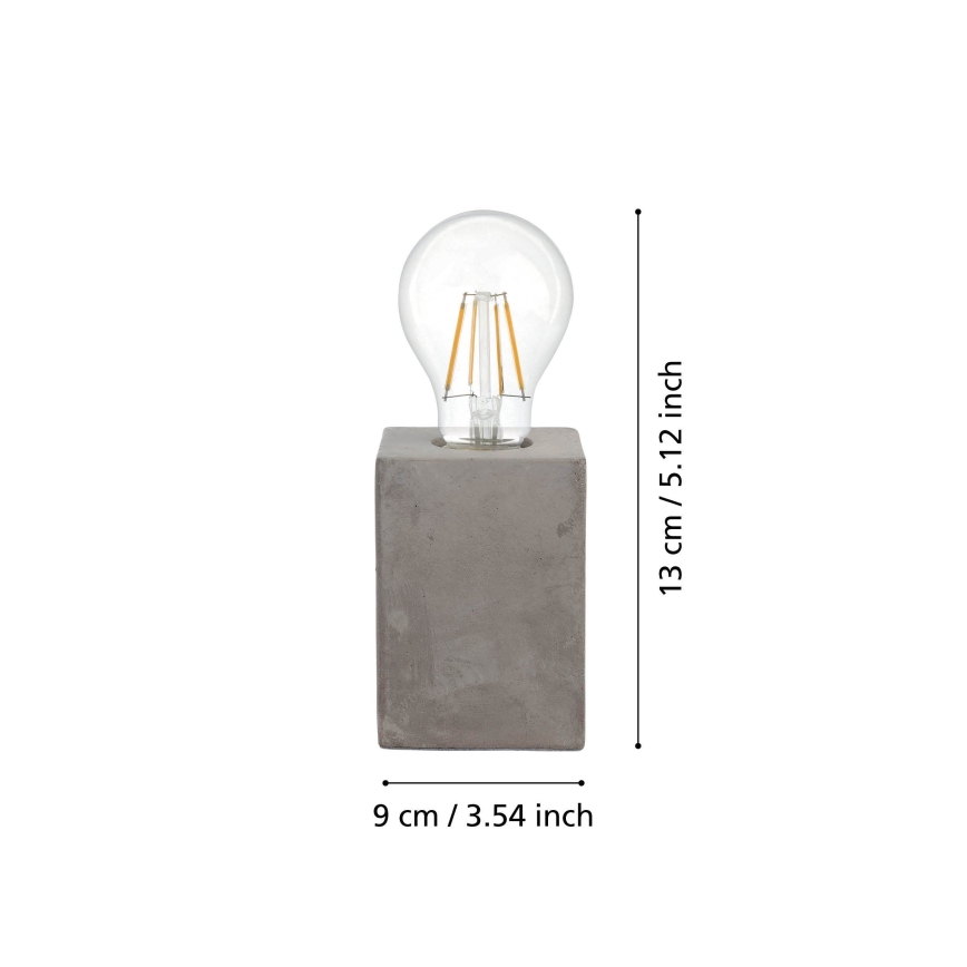 Eglo - Lampada da tavolo 1xE27/60W