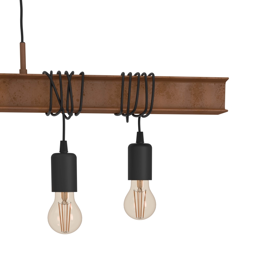 Eglo - Lampadario a sospensione con filo TOWNSHEND 6xE27/60W/230V