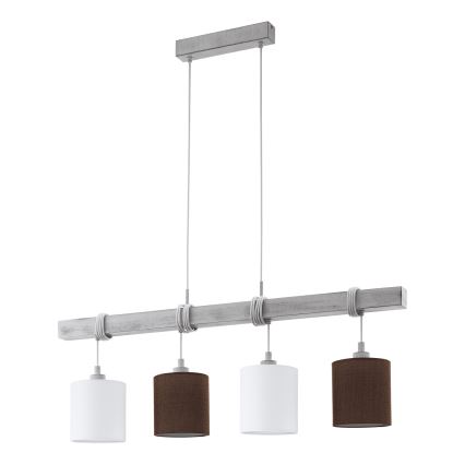 Eglo - Hängeleuchte TOWNSHEND 4xE27/60W/230V