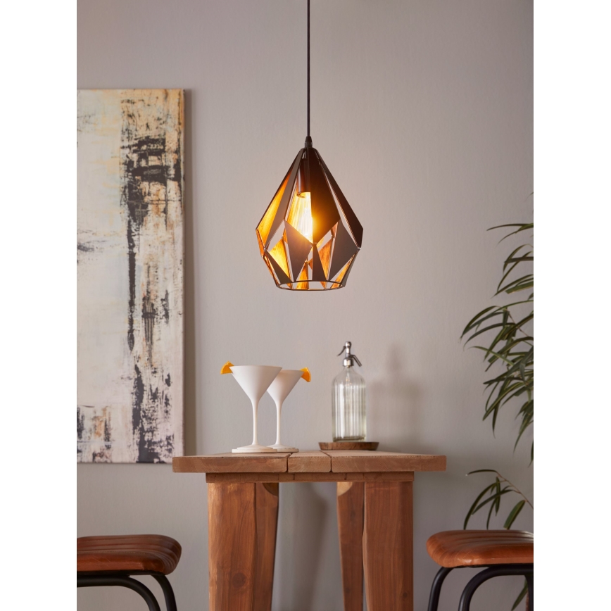 Eglo - Lampadario a sospensione con filo 1xE27/60W/230V