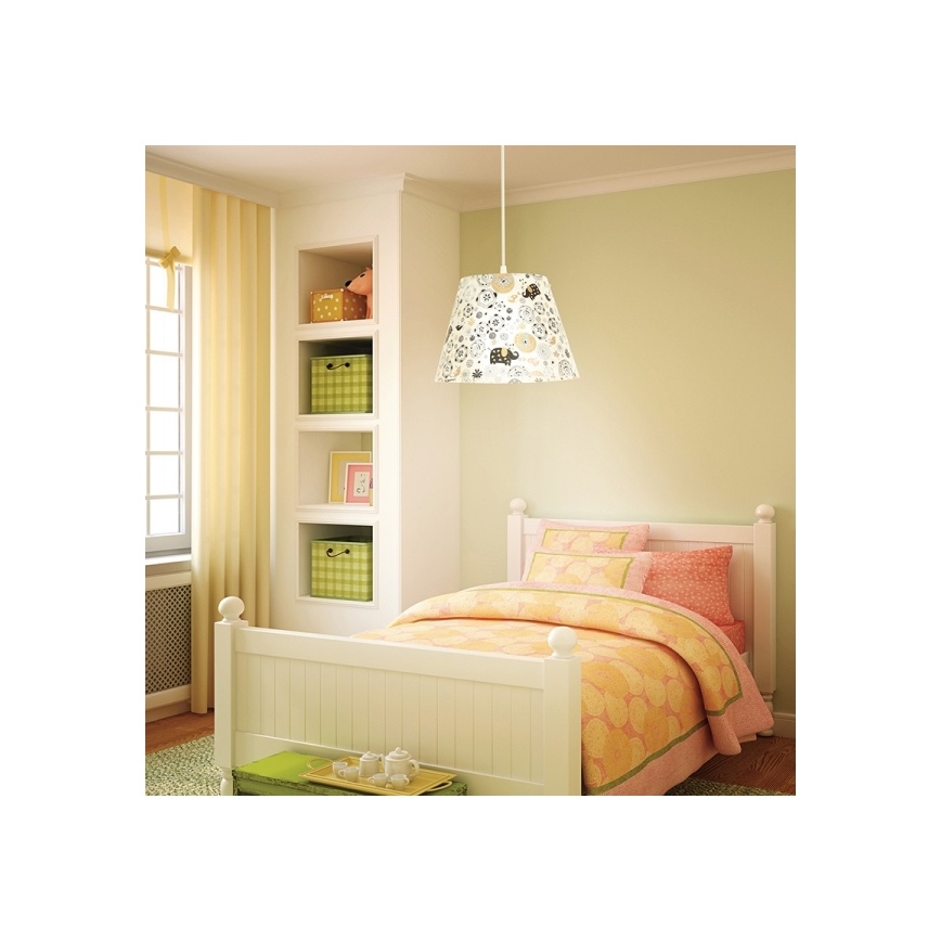 Eglo 54459 - Lampadario a sospensione con filo MOLOVE 1xE27/60W/230V