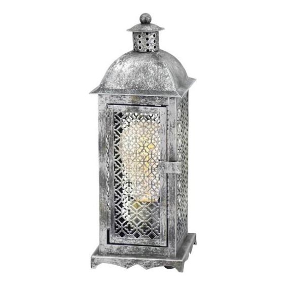 Eglo 54617 - Lampada da tavolo LED 1xE27/4W/230V 3000K argento