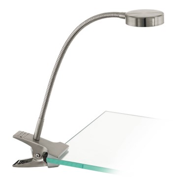 Eglo 54648 - Lampe de table à pince LED/4,5W/230V 3000K chrome mat