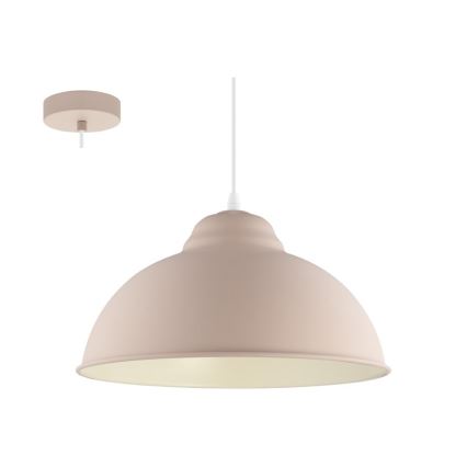 Eglo 54964 - Hängeleuchte TRURO-P 1xE27/60W/230V rosa