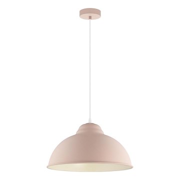 Eglo 54964 - Lampadario a sospensione con filo TRURO-P 1xE27/60W/230V rosa