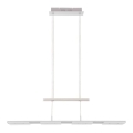 Eglo 54992 - Dimmbarer LED‑Pendelleuchter an Seil, 4×LED / 4,5 W / 230 V, mattchrom