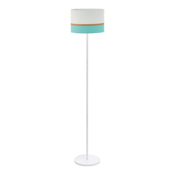Eglo 55083 - Lampada LED da terra 1xE27/10W/230V 3000K bianco/turchese