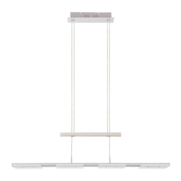 Eglo 55096 - dimmbare LED-Pendelleuchte mit Seilaufhängung 4xLED/4,5W/230V mattchrom
