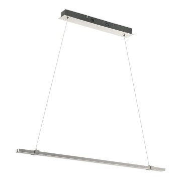 Eglo 55097 - Suspension LED dimmable sur câble 2xLED/9W/230V, chrome mat