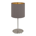Eglo 55214 - Tischleuchte PASTERI 1xE14/40W/230V braun/kupfern