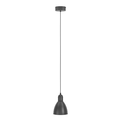 Eglo 55243 - Pendelleuchte PRIDDY mit Kabelaufhängung 1xE27/60W/230V schwarz