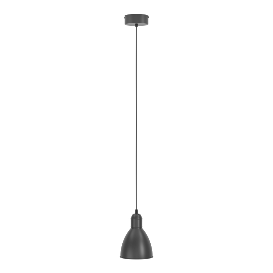 Eglo 55243 - Pendelleuchte PRIDDY mit Kabelaufhängung 1xE27/60W/230V schwarz