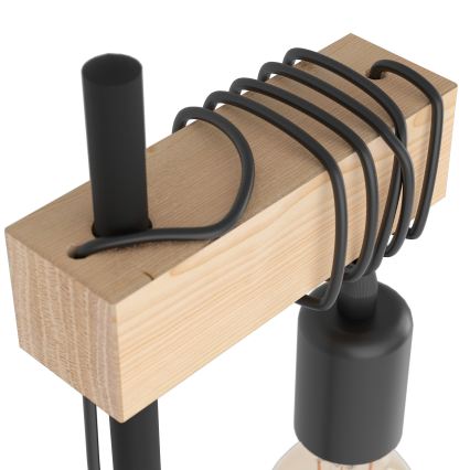 Eglo 55249 - Lampada da tavolo TOWNSHEND 1xE27/10W/230V