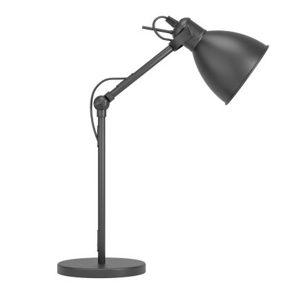 Eglo 55251 - Lampe de table PRIDDY 1xE27/40W/230V noire