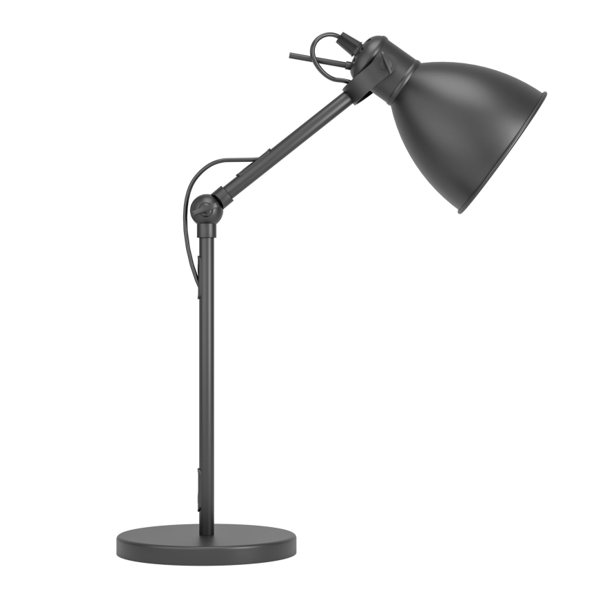 Eglo 55251 - Lampe de table PRIDDY 1xE27/40W/230V noire