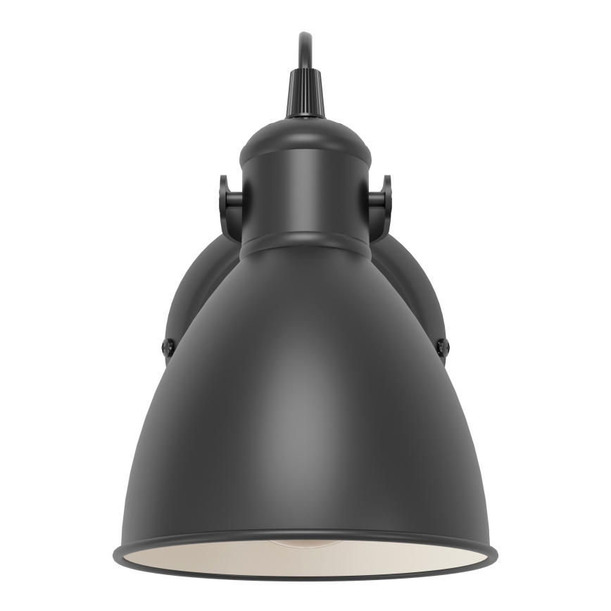 Eglo 55261 - Applique murale PRIDDY 1xE27/40W/230V noire