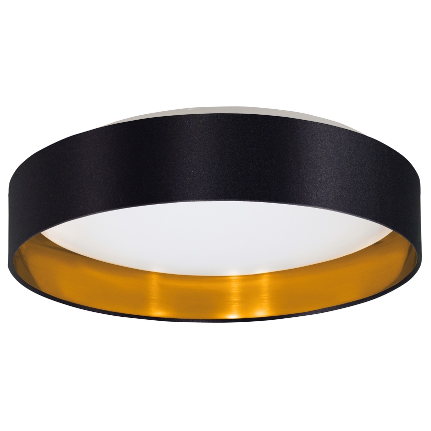Eglo 55267 - LED-Deckenleuchte MASERLO LED/16 W/230 V 3000 K Ø 40,5 cm schwarz/kupfer