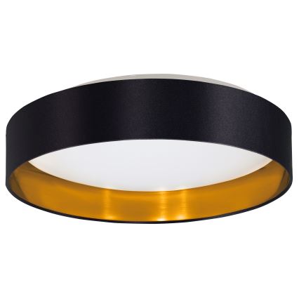 Eglo 55267 - Plafonnier LED MASERLO LED/16W/230V 3000K Ø 40,5 cm noir/cuivré