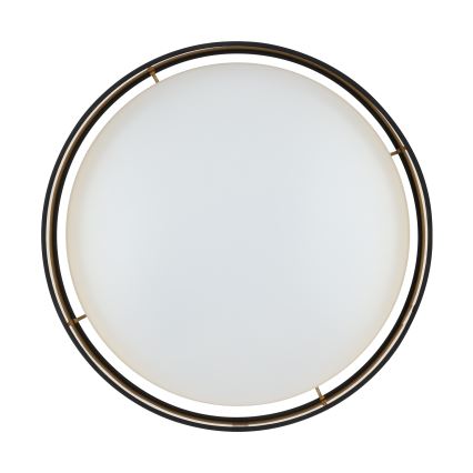 Eglo 55267 - Plafonnier LED MASERLO LED/16W/230V 3000K Ø 40,5 cm noir/cuivré