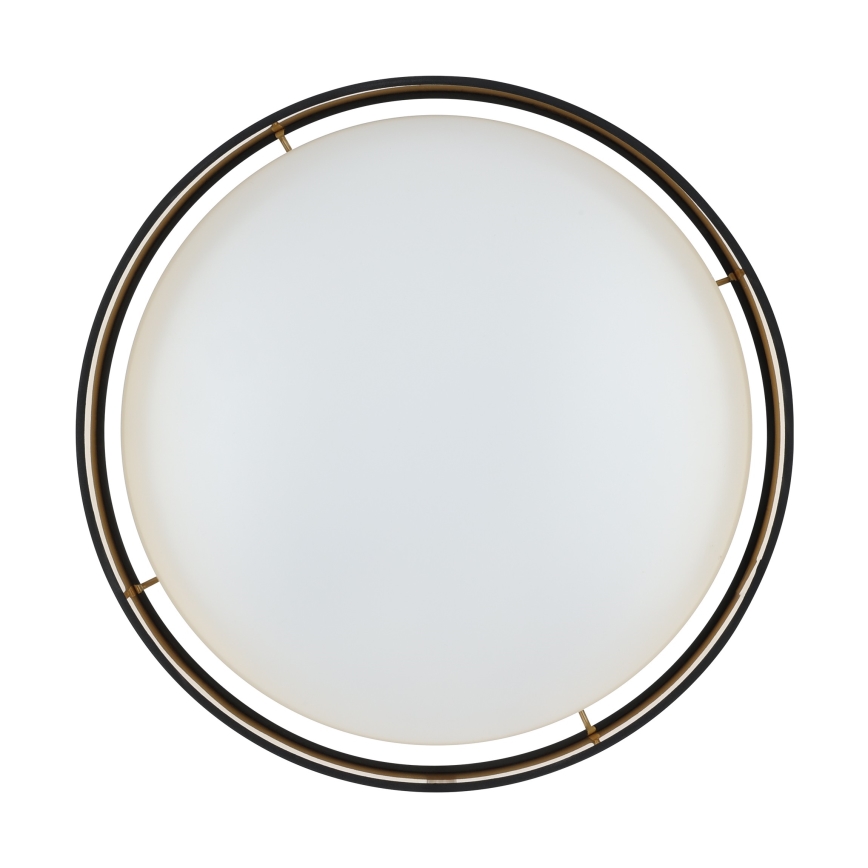 Eglo 55267 - Plafonnier LED MASERLO LED/16W/230V 3000K Ø 40,5 cm noir/cuivré