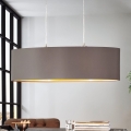 Eglo 55271 - Hängeleuchte MASERLO 2xE27/60W/230V braun