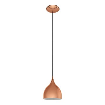 Eglo 55284 - Lampada a sospensione CORETTO su cavo, 1xE27/60W/230V, finitura rame