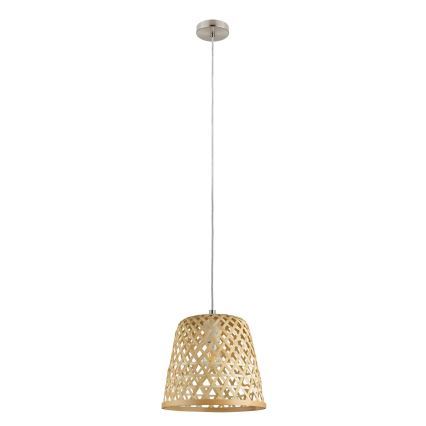 Eglo 55696 - Sospensione a cavo KIRKCOLM 1xE27/60W/230V beige