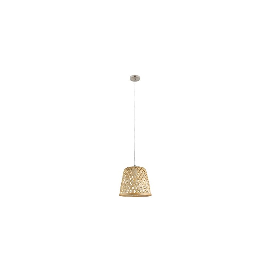 Eglo 55696 - Sospensione a cavo KIRKCOLM 1xE27/60W/230V beige