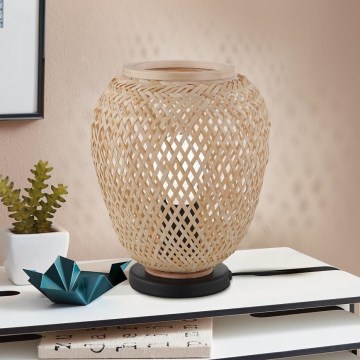 Eglo 55699 - Tischleuchte DEMBLEBY 1xE27/40W/230V beige