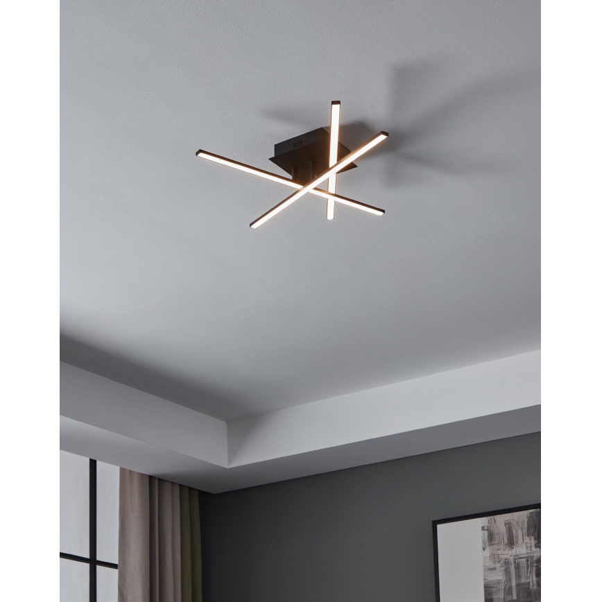 Eglo 55707 - LED Deckenleuchte 3xLED/3,5W/230V schwarz