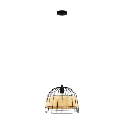 Eglo 55709 - Hängeleuchte ANWICK 1xE27/40W/230V Rattan