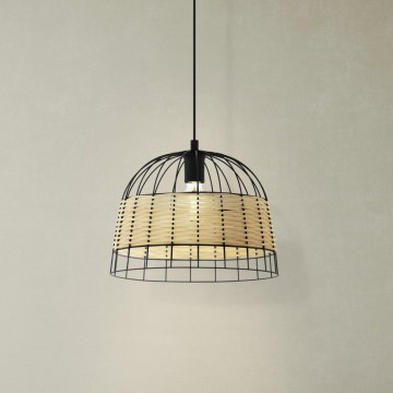 Eglo 55709 - Suspension filaire ANWICK 1xE27/40W/230V rotin
